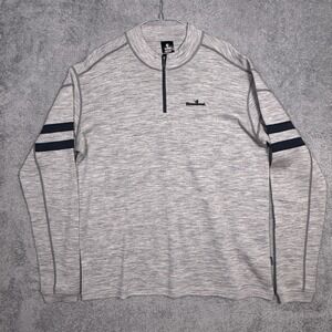 Kuhl Sweatshirt Men XL Team Merino Wool 1/4 Zip Sweater Baselayer Steamboat 3015